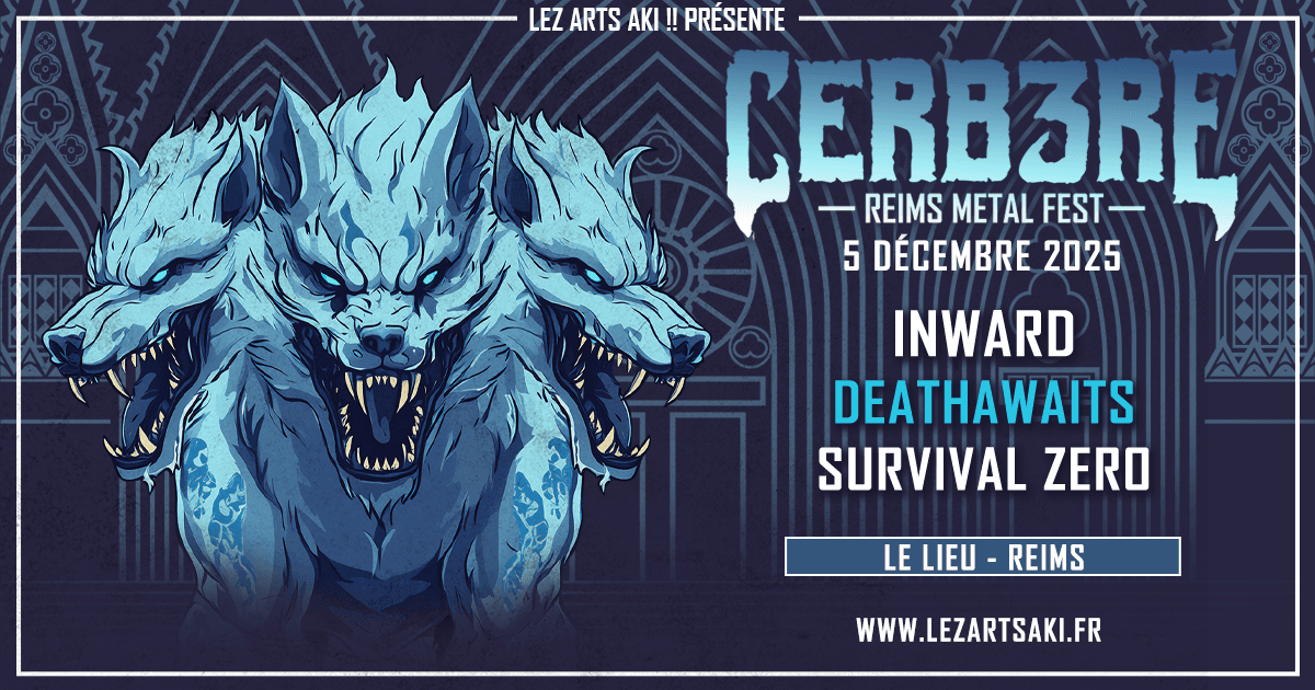 Affiche du premier évènement du festival Cerb3re, le 5 décembre.