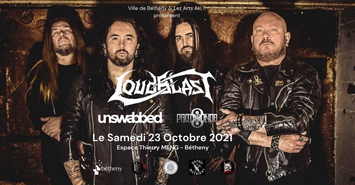 Affiche pour le concert du 23 octobre 2021, à l'Espace Thierry Meng (Bétheny).