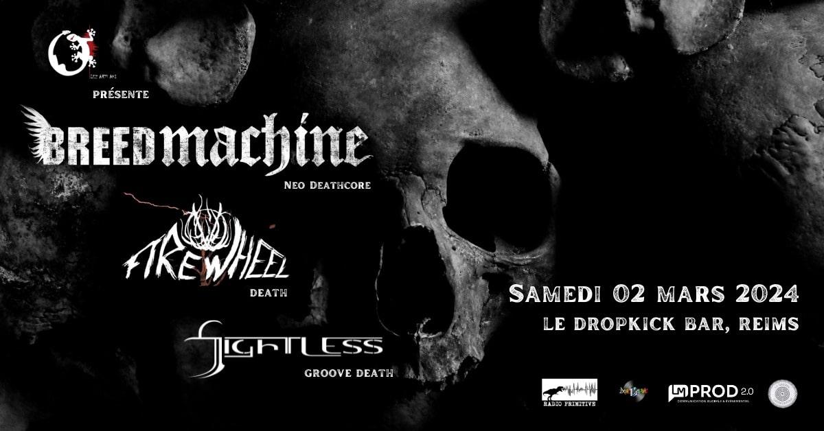 Affiche pour le concert du 2 mars 2024, au DropKick bar.